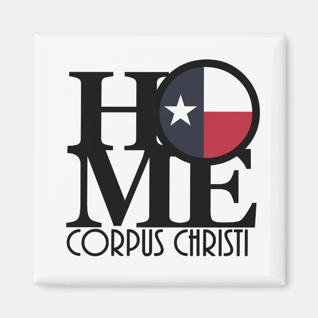 ZUHAUSE Corpus Christi Magnet (Vorne)