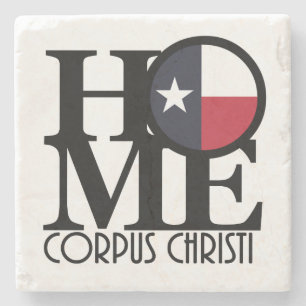 ZUHAUSE Corpus Christi Steinuntersetzer