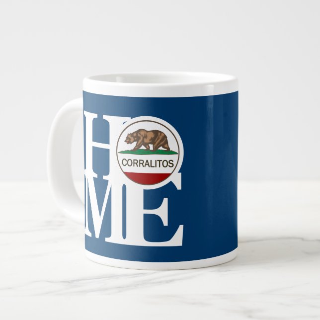 ZUHAUSE Corralitos 20oz Tasse Blau (Vorderseite Links)