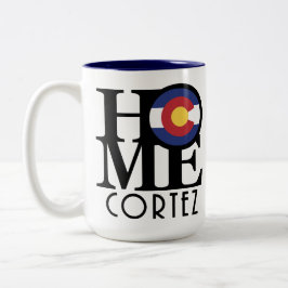 ZUHAUSE Cortez Colorado 15oz Zweifarbige Tasse