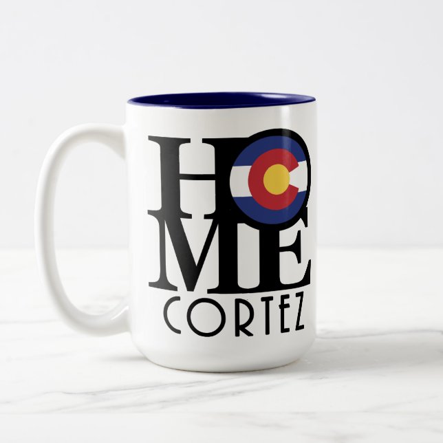 ZUHAUSE Cortez Colorado 15oz Zweifarbige Tasse (Links)