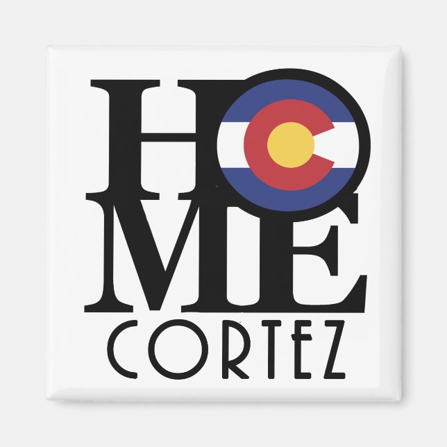 ZUHAUSE Cortez Colorado Magnet (Vorne)