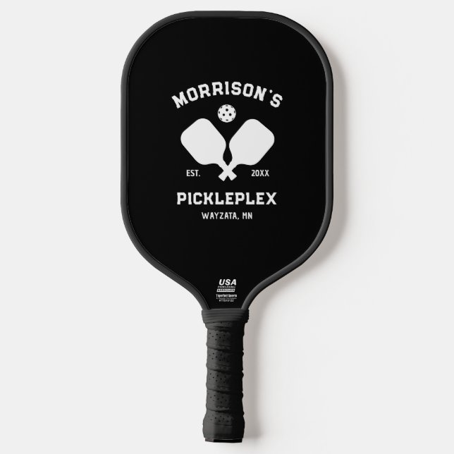 Zuhause Court Pickleball Paddle (Rückseite)