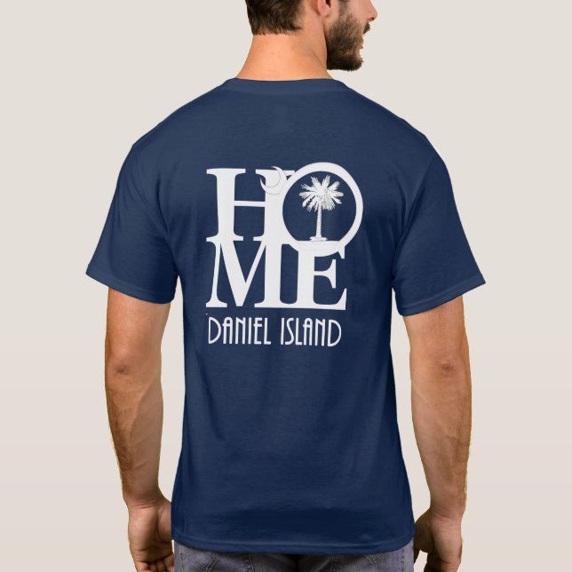 ZUHAUSE Daniel Island South Carolina T - Shirt (Rückseite)