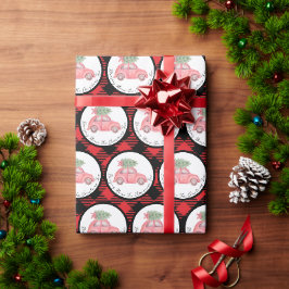 Zuhause - Das weihnachtliche Baumwrapping-Papier Geschenkpapier