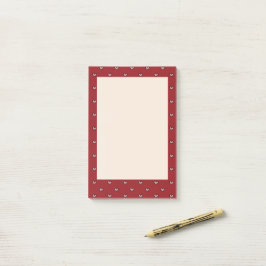 Zuhause Decoration Fun Stylist Sweet Heart Muster Post-it Klebezettel