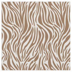 Zuhause-Dekorationsgewebe Brownzebra geometrisches Stoff