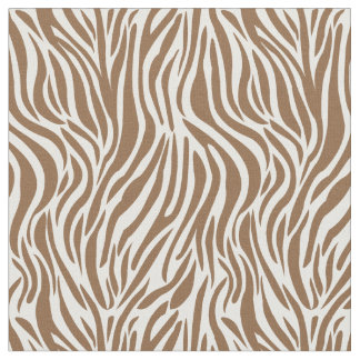 Zuhause-Dekorationsgewebe Brownzebra geometrisches Stoff