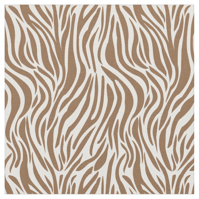 Zuhause-Dekorationsgewebe Brownzebra geometrisches Stoff (Nahaufnahme)