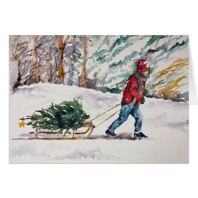 Zuhause den Baum holen (Vorderseite (Horizontal))