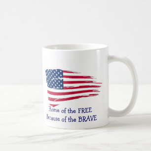Zuhause der Freien Flagge Kaffeetasse