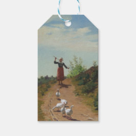 Zuhause der Gänsefülle (von Paul Peel) Geschenkanhänger