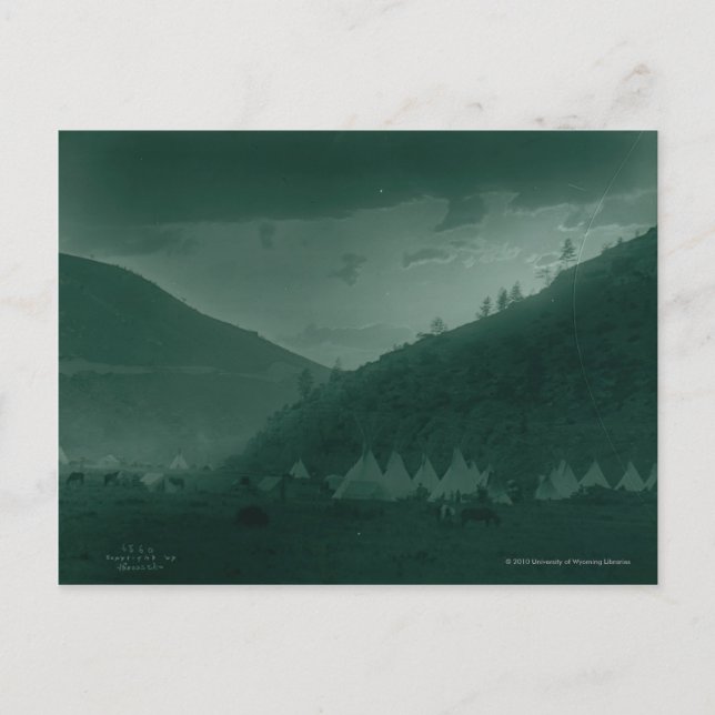 Zuhause der Mountain Crow Postkarte (Vorderseite)