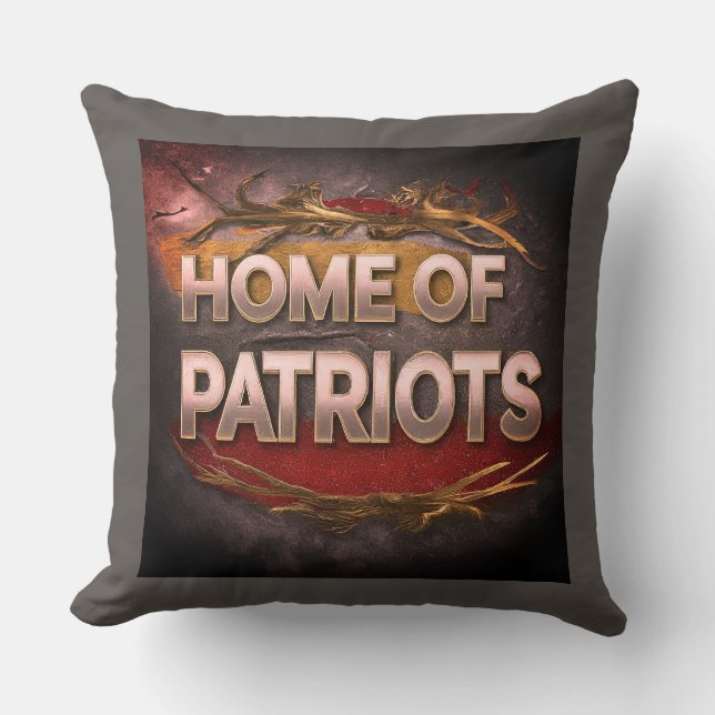 Zuhause der Patrioten Kissen (Vorderseite)