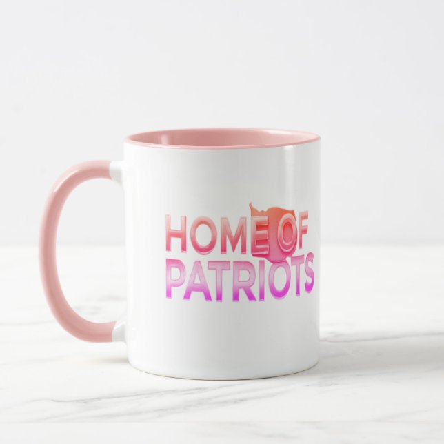 Zuhause der Patrioten Tasse (Links)