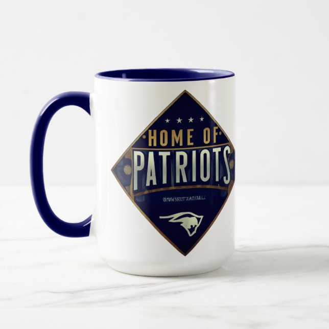Zuhause der Patrioten Tasse (Links)