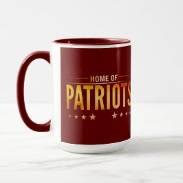 Zuhause der Patrioten Tasse