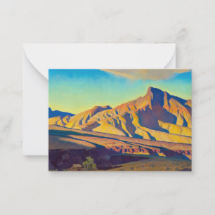 Zuhause der Ratte der Wüste von Maynard Dixon Mitteilungskarte