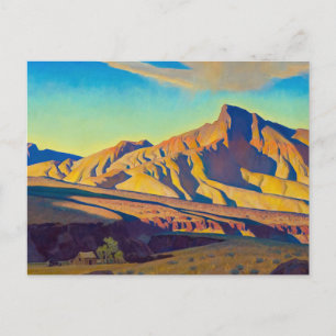 Zuhause der Ratte der Wüste von Maynard Dixon Postkarte