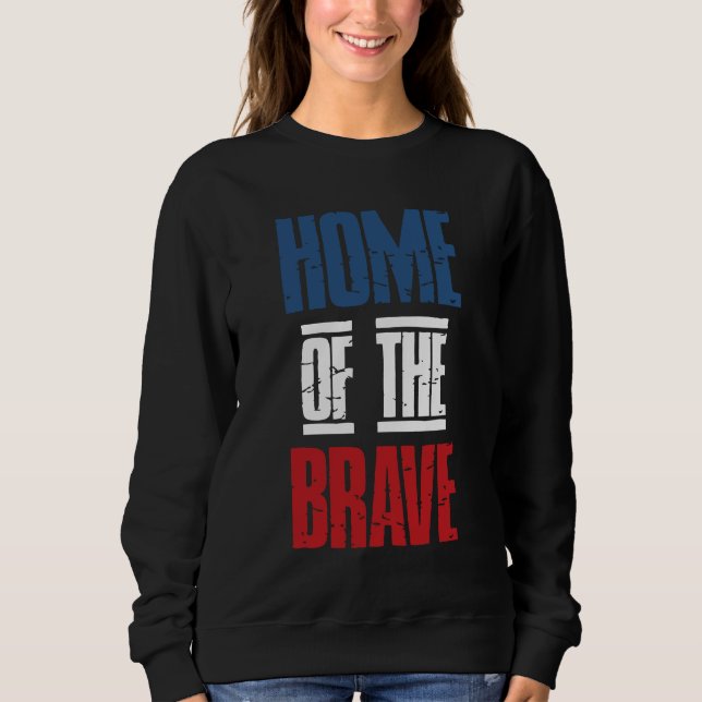 Zuhause der Tapferkeit Sweatshirt (Vorderseite)