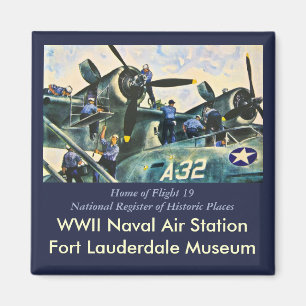 Zuhause des Fluges 19 Magnet