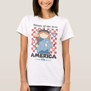 Zuhause des freien Amerika T-Shirt