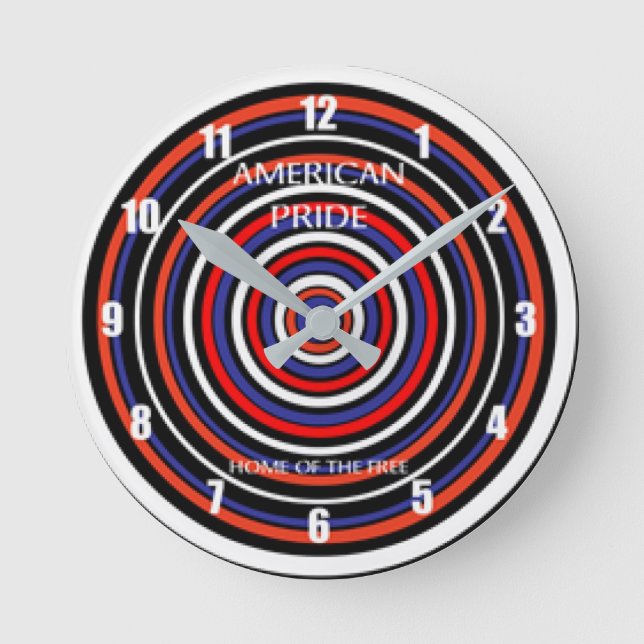 Zuhause des freien Entwurfs Runde Wanduhr (Vorderseite)