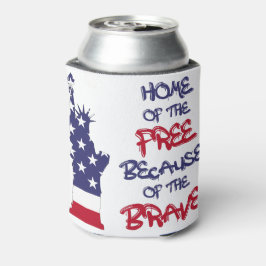 Zuhause des freien wegen des tapferen Zeichens Dosenkühler