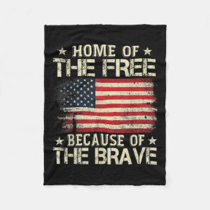 Zuhause des Freistaates wegen der tapferen US-Flag Fleecedecke
