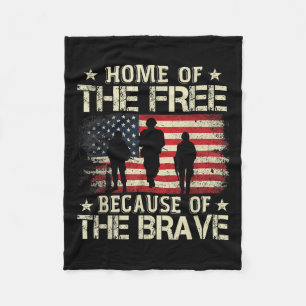 Zuhause des Freistaates wegen der tapferen US-Flag Fleecedecke