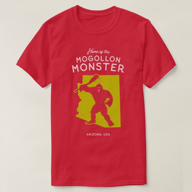 Zuhause des Monsters Arizona USA Cryptid B T-Shirt (Design vorne)