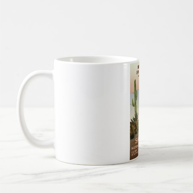 Zuhause des Nationalparks Gay Desperado - Saguaro Kaffeetasse (Links)