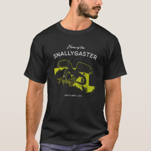 Zuhause des Snallygaster Maryland USA T-Shirt