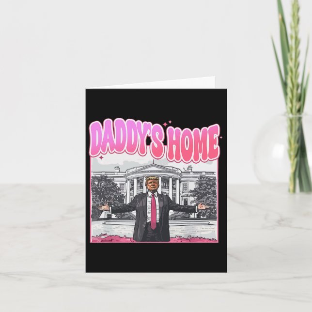 Zuhause Donald Trump 2024 Karte (Vorderseite)