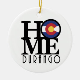ZUHAUSE Durango Colorado Keramik Ornament