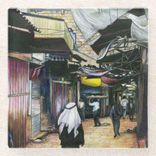 Zuhause durch die Antike, Jerusalem Glasuntersetzer