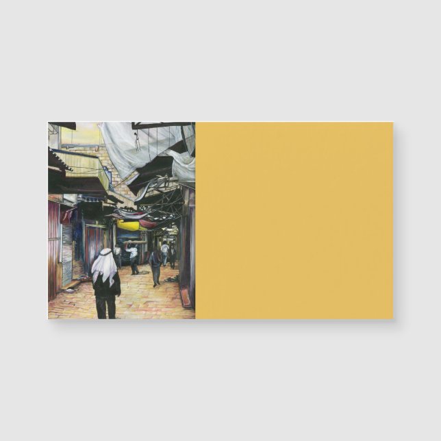 Zuhause durch die Antike, Jerusalem Magnetkarte (Vorderseite)