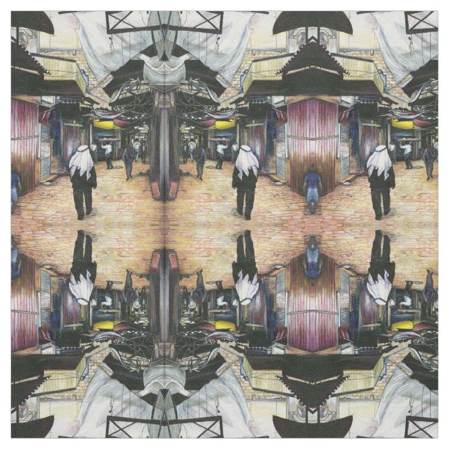 Zuhause durch die Antike, Jerusalem Stoff (Muster)