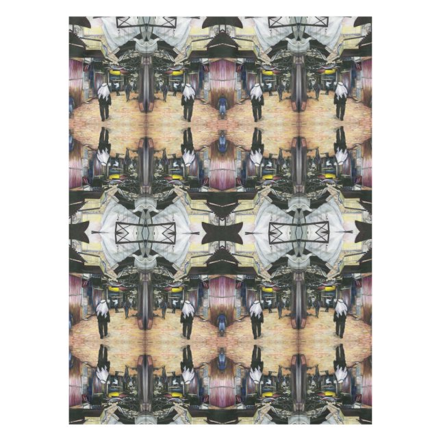 Zuhause durch die Antike laufen Tischdecke (Vorderseite)