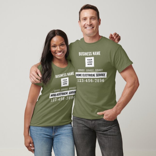 Zuhause E-Service QR-Code Logo-Sonderarbeit T-Shirt (Unisex)