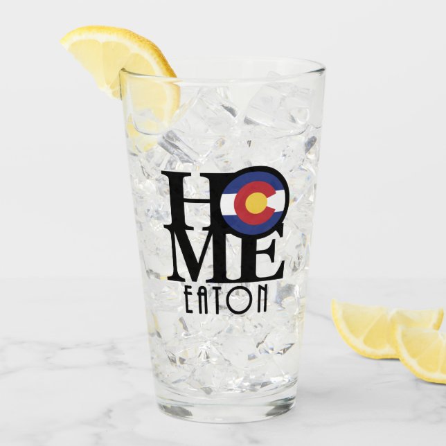 ZUHAUSE Eaton Colorado Glas (Vorderseite Ice)