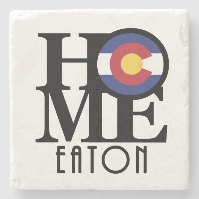 ZUHAUSE Eaton Colorado Steinuntersetzer (Vorderseite)