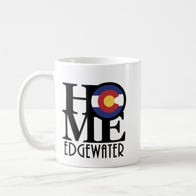 ZUHAUSE Edgewater Colorado 11oz Kaffeetasse (Links)