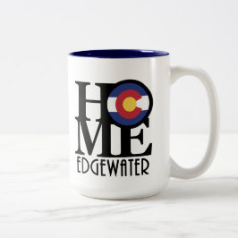 ZUHAUSE Edgewater Colorado 15oz Zweifarbige Tasse