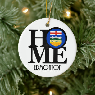 ZUHAUSE Edmonton Alberta Keramik Ornament
