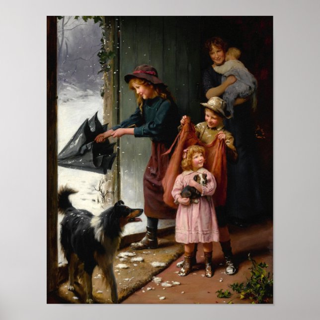 Zuhause endlich | Arthur John Elsley Poster (Vorne)