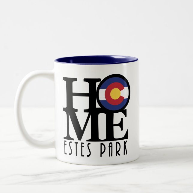 ZUHAUSE Estes Park 11oz Zweifarbige Tasse (Links)