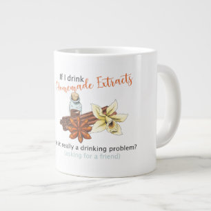 Zuhause extrahiert Tasse, Funny Mug für Bäcker Jumbo-Tasse