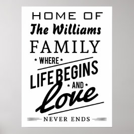 Zuhause, Familienmitglied der Familie Williams, Vi Poster