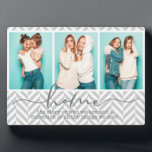 Zuhause Family Redewendungen Moderne Typografie Dr Fotoplatte<br><div class="desc">Dieses moderne Design enthält drei Ihrer Lieblingssendungen mit dem Text "Zuhause - die Geschichte dessen,  wer wir sind und eine Sammlung aller Dinge,  die wir Liebe" in der modernen Typografie #Foto #photogifts #gift #gift-tiftforher #girly #family #Zuhause #Geburtdaygifts #holidaygifts #christmasgeschenke #personalizedgifts</div>